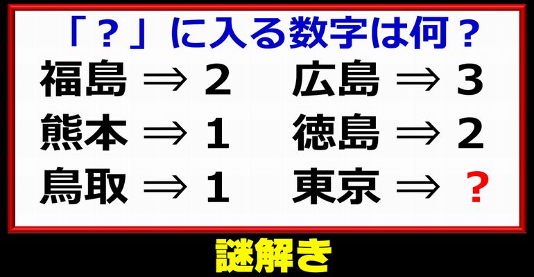 【謎解き】悩んで楽しめる文字遊び！5問