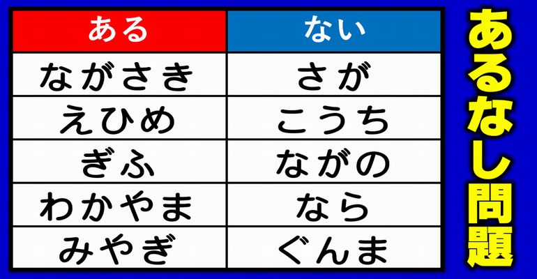 【あるなし問題】ひらめき力と想像力を鍛える脳トレ！2問